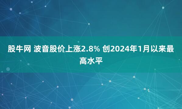 股牛网 波音股价上涨2.8% 创2024年1月以来最高水平