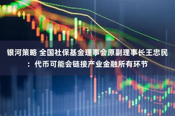 银河策略 全国社保基金理事会原副理事长王忠民：代币可能会链接产业金融所有环节