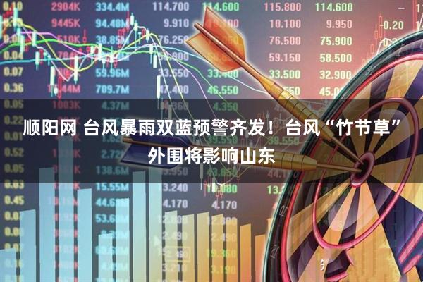 顺阳网 台风暴雨双蓝预警齐发！台风“竹节草”外围将影响山东