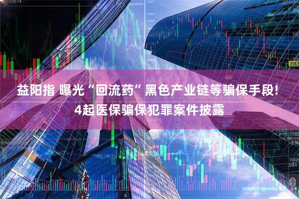 益阳指 曝光“回流药”黑色产业链等骗保手段! 4起医保骗保犯罪案件披露
