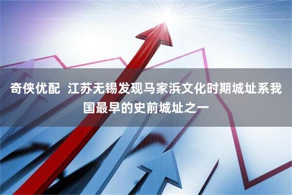 奇侠优配  江苏无锡发现马家浜文化时期城址系我国最早的史前城址之一