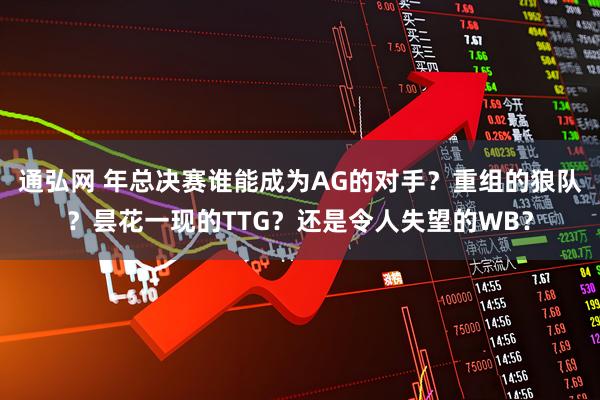 通弘网 年总决赛谁能成为AG的对手？重组的狼队？昙花一现的TTG？还是令人失望的WB？